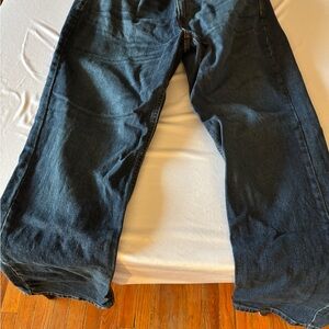 Signature by Levi Strauss Dark Blue Bootcut Jeans 34by32